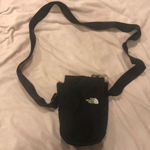 Black Northface crossbody purse